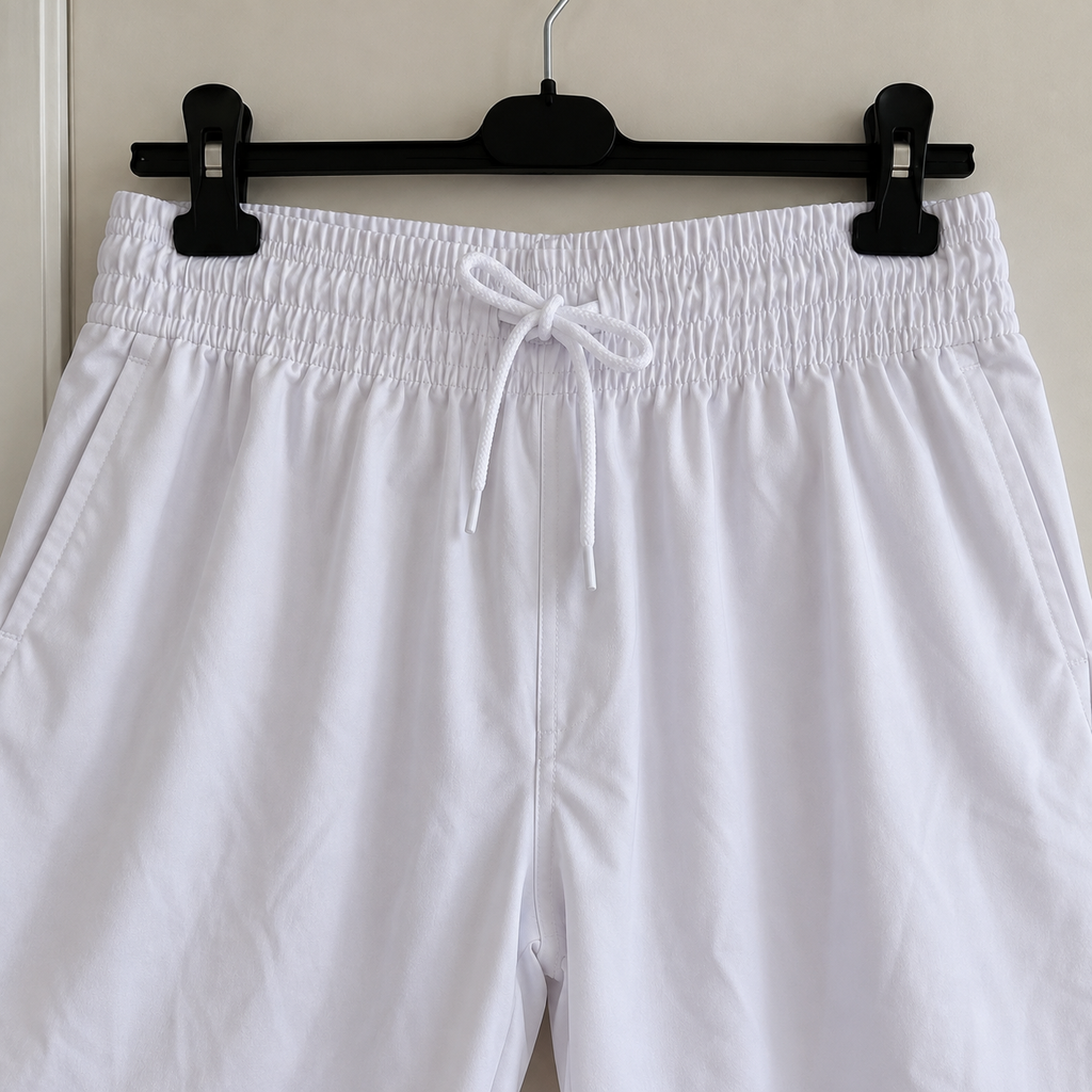 Short Black Crown Blanco Talla L