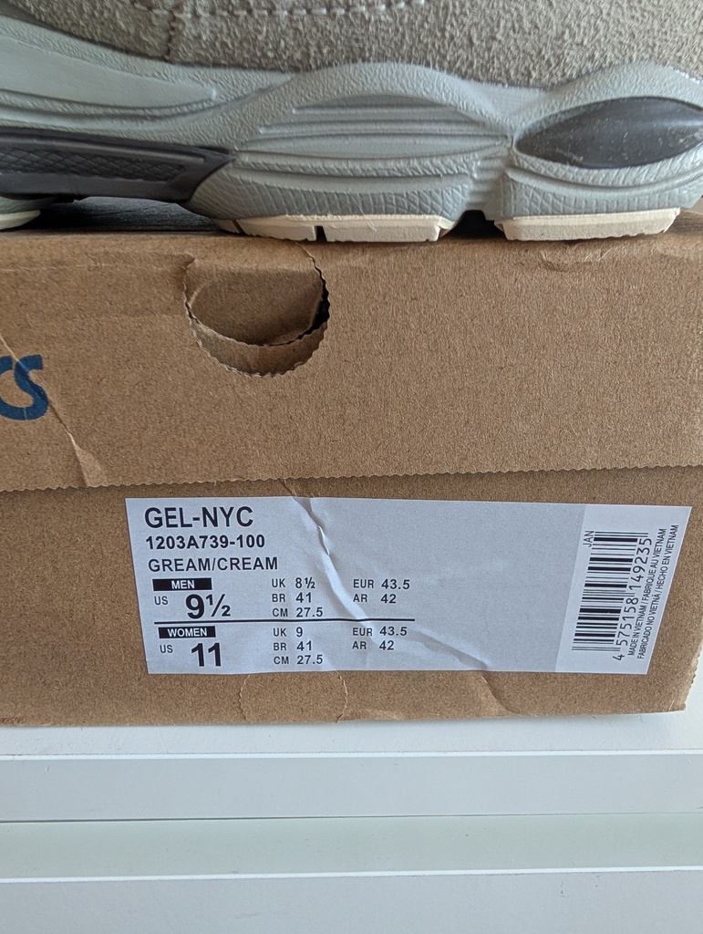 Zapatillas Asics Gel-NYC Talla 43.5