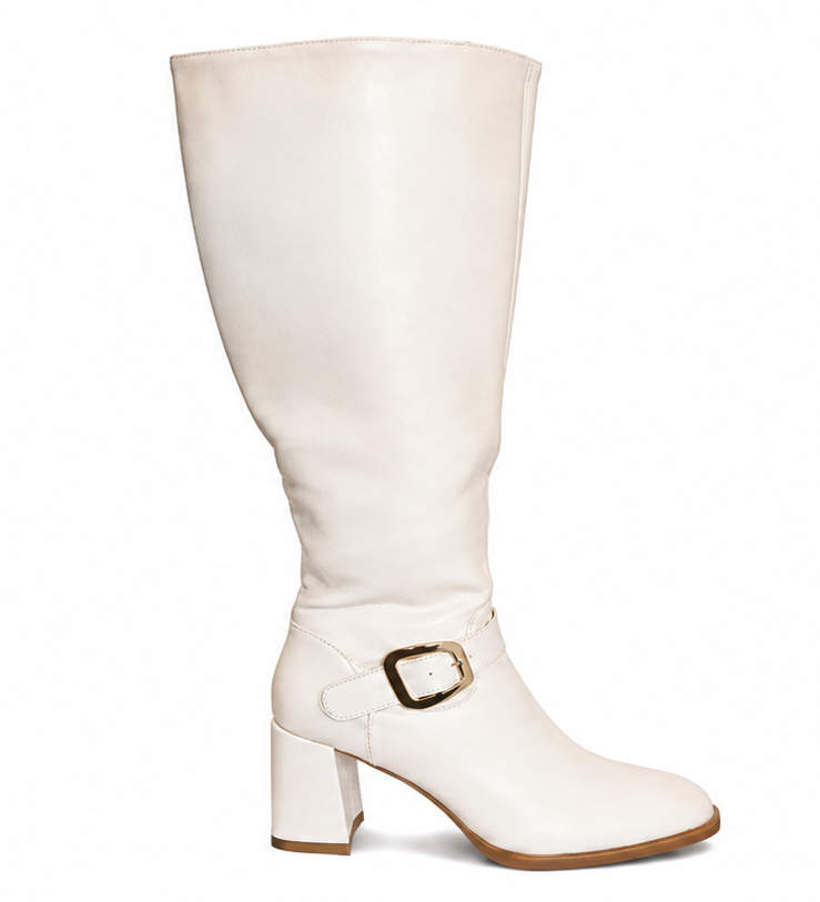 Botas altas myBogota beige / crema talla 38